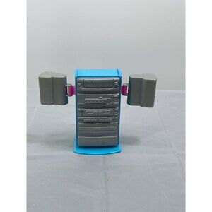 Mattel Barbie Doll Cabinet Stereo W/ Speakers Vintage